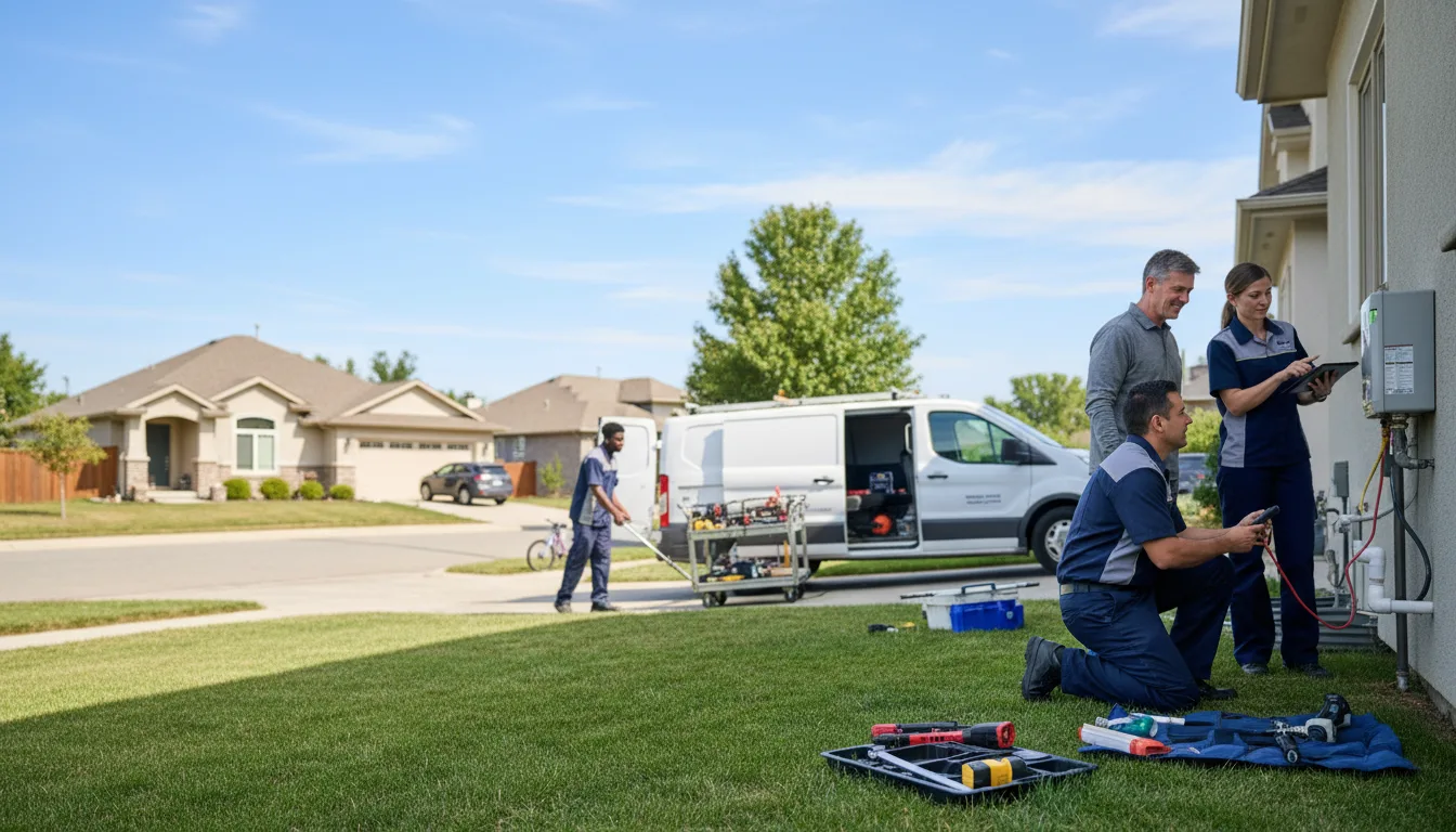 Tankless water heater service in Amlin, OH